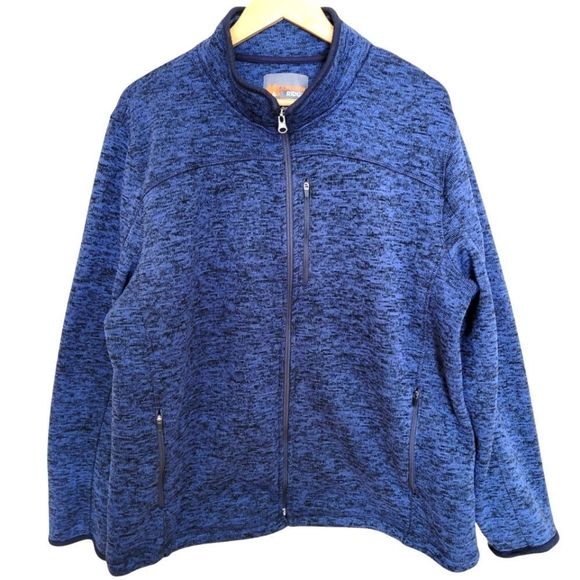 Mountain Ridge Cozy Knit Full Zip Light Jacket XL - Picture 1 of 10